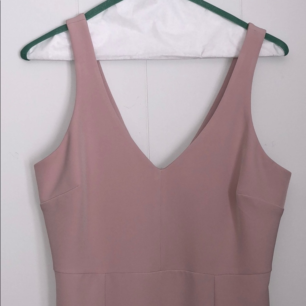 Light pink maxi formal dress
